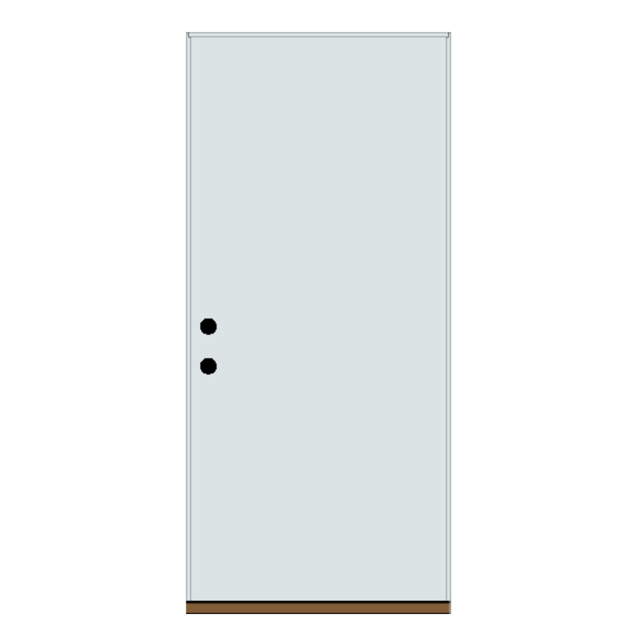 Flush Steel Door